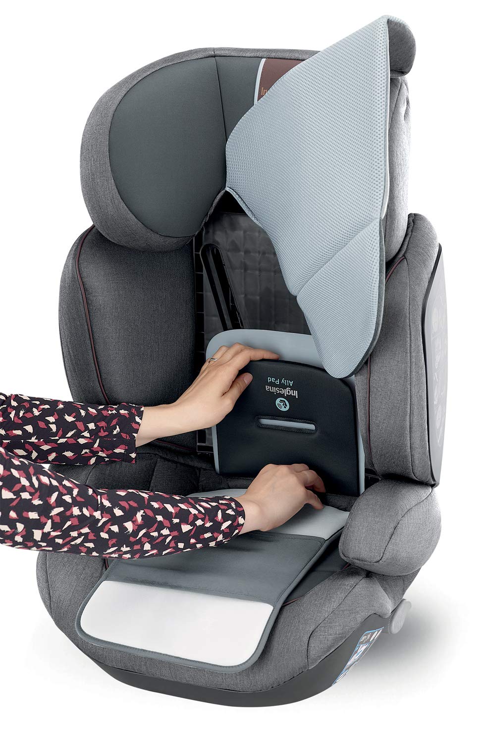 Inglesina Ally Pad, Dispositivo Anti-Abbandono, Compatibile iOS e Android, Sicurezza Auto, Adatto a Seggiolini e Culle