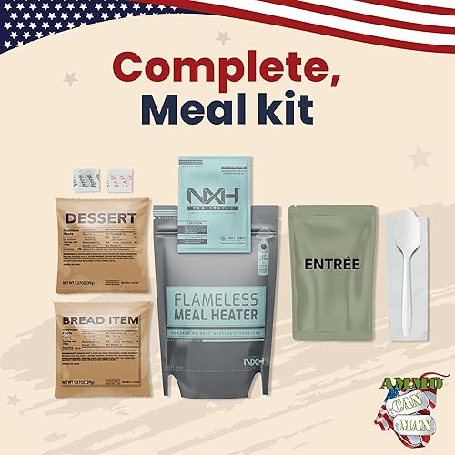 Miniatura 5 de Ammo Can Man Raciones alimenticias - MRE Giant (Mels-Ready-To-Comer) - FECHA DEL PAQUETE 2023 - 12 comidas por caja