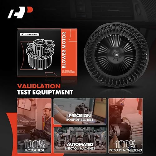 Miniatura 6 de A-Premium Conjunto de motor del ventilador de calentador HVAC compatible con vehículos Mazda - 3 2004-2009, 5 2006-2010 - Parte delantera, repuesto