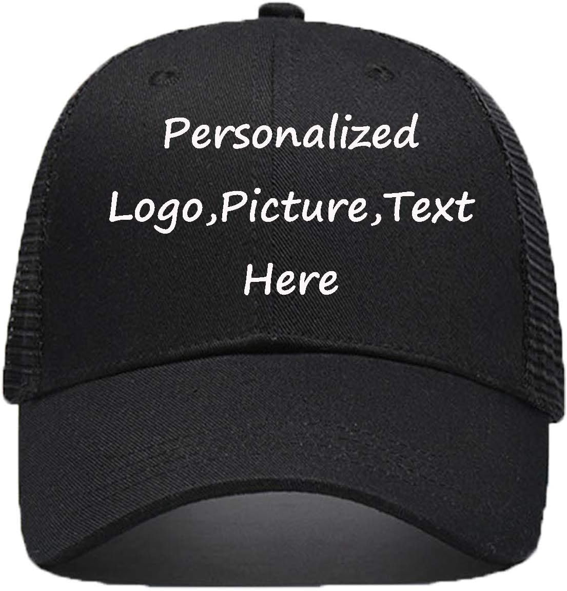 Personalized Snapback Trucker Hats Custom Unisex Mesh Outdoors Baseball Caps