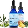 Absonutrix Vanilla Pine Olive Leaf Liquid Extract 390 mg, 4 FL OZ Olive Leaf Supplement for Immune Support, 302 Servings, Made in USA, Quick Absorption, Non-GMO, GMP Certified, Cruelty-Free Products