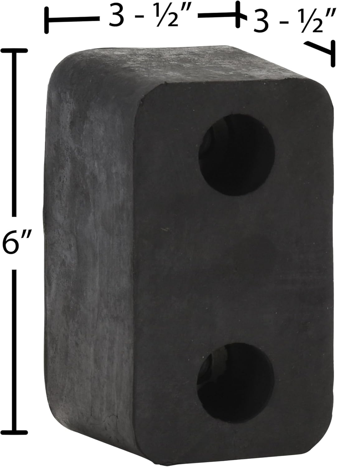 Vestil TB-20-2 Trailer Crane Bumper, Pack of 2