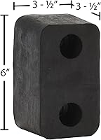 Vista 4 de Vestil Parachoques de grúa para remolque TB-20-2, paquete de 2