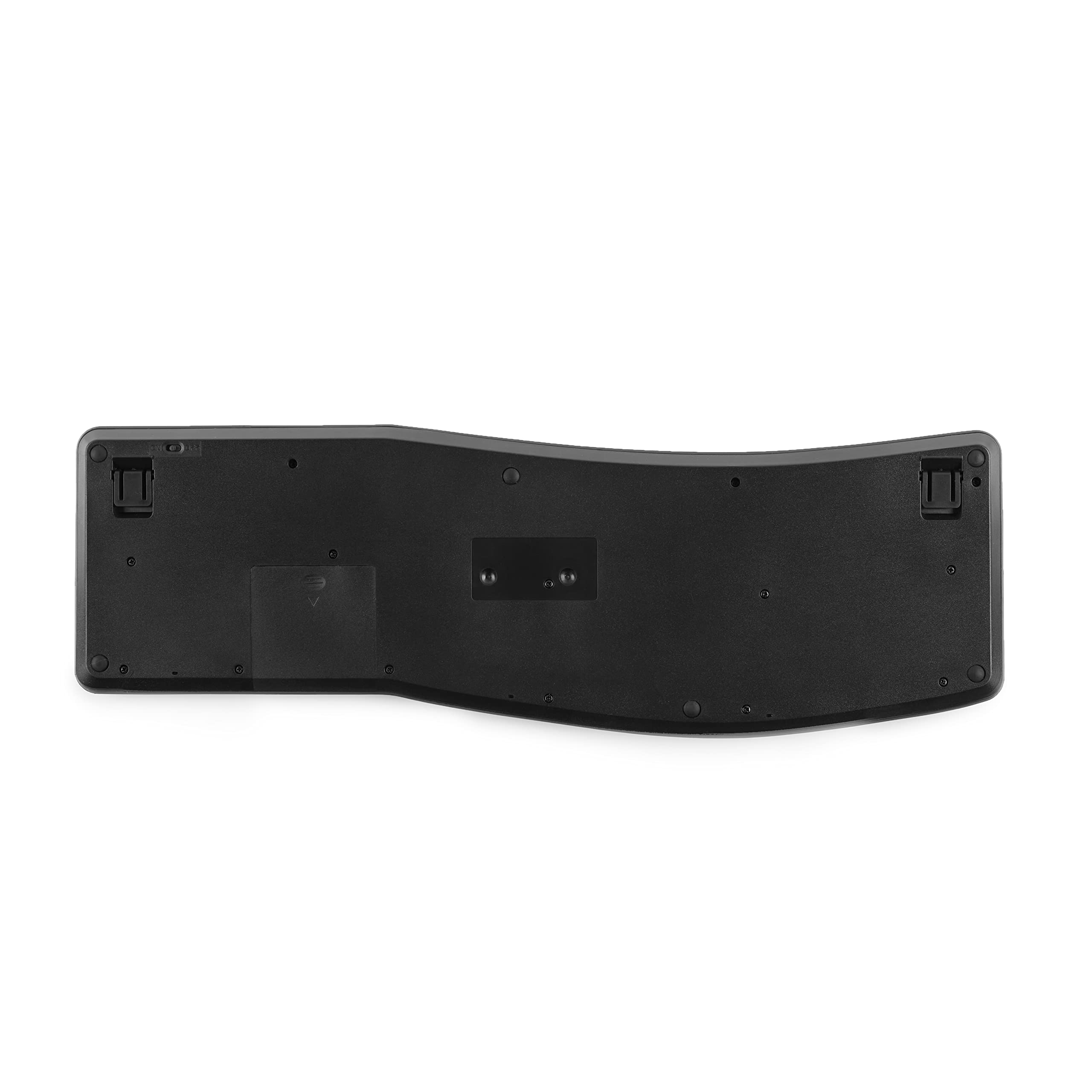 Amazon Basics Set mouse e tastiera wireless ergonomici, Nero, IT Layout
