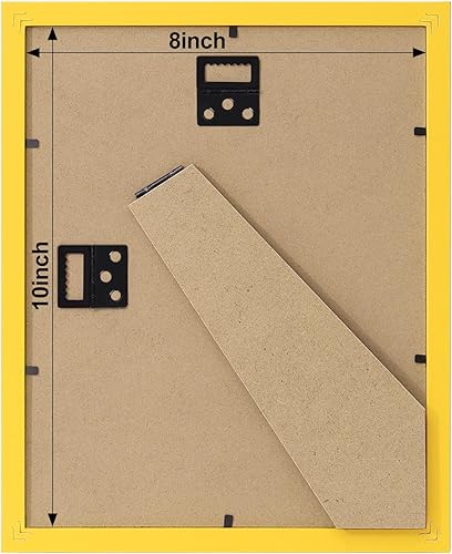 Miniatura 6 de Vittanly Portarretratos de madera de 8 x 10 pulgadas, con plexiglás inastillable, para exhibir fotos de 5 x 7 pulgadas con paspartú o de 8 x 10