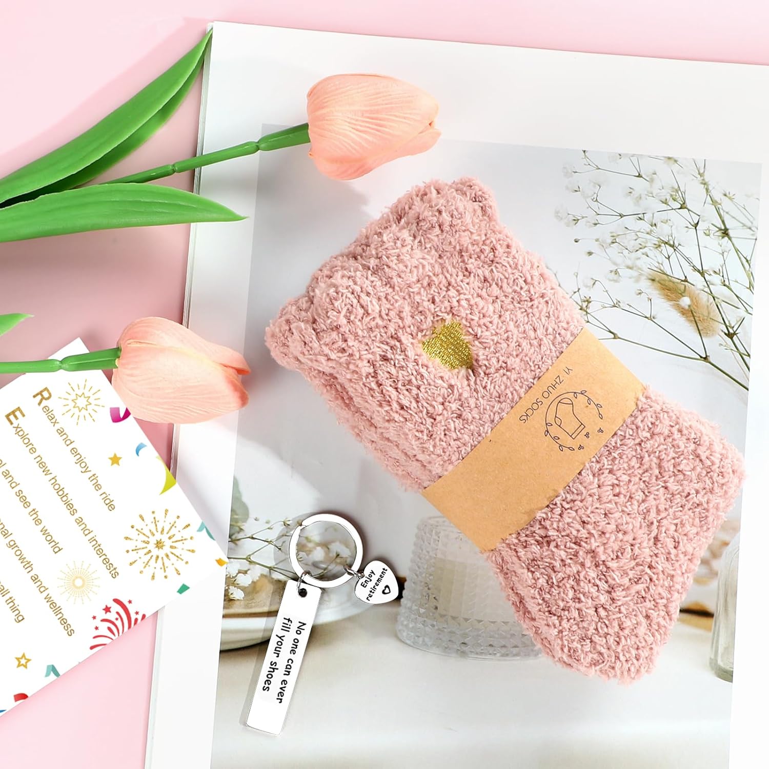 Retirement Gifts for Woman, Happy Best Retirement Gifts for Women Coworker, Teacher, Nurse, Friends, Mom, Retirees, Funny Cool 20oz Tumbler Retirements Gift Basket for Coworkers Office & Family - Image 5