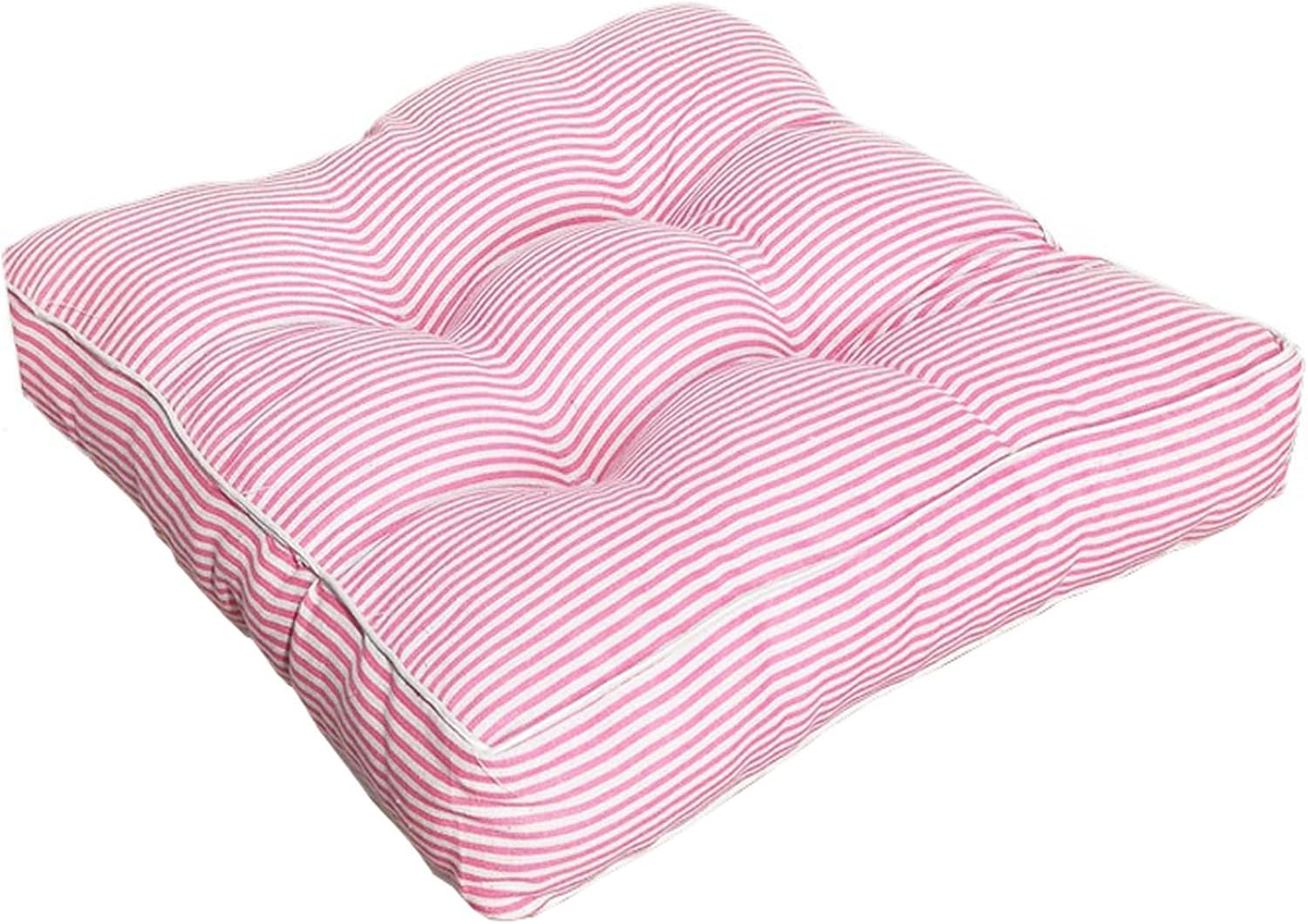 WJXBoos Chair Pads and Cushions for Dining Chair Linen Seat Pads Thick Tatami Seat Cushions Square Futon Kitchen Chair Cushions (X,16"*16"*4")