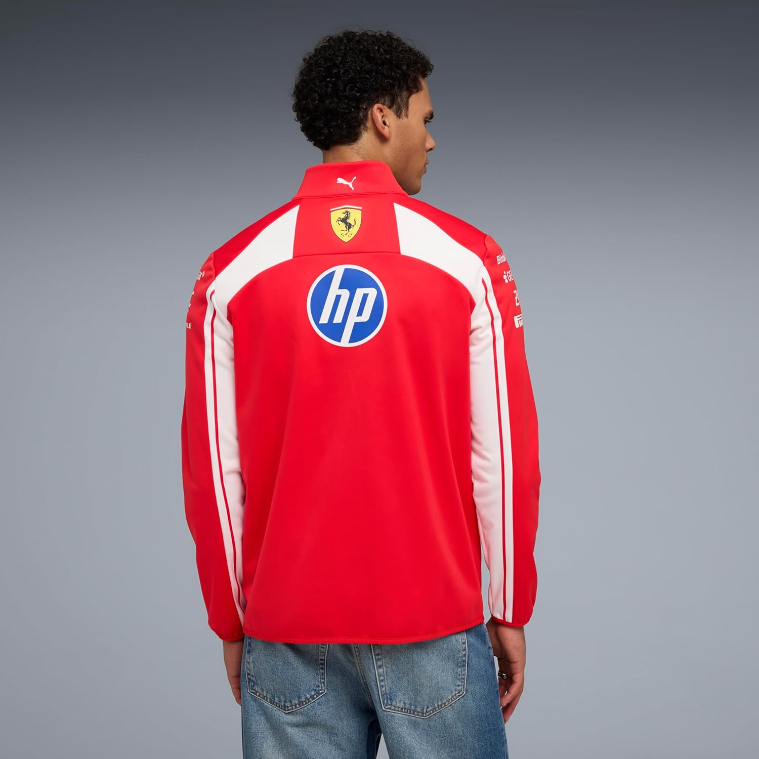 PUMA Scuderia Ferrari F1 2026 Men's Team Softshell Jacket - Red
