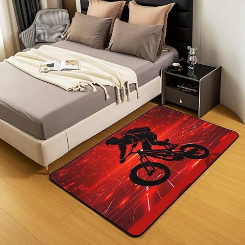 Miniatura 42 de Erosebridal Alfombra gamepad de 3 x 5 pies, diseño musical, color negro y gris con auriculares para niños Multicolor 44,Multi 04,Multi 08,Multi