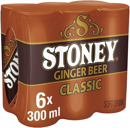Stoney Ginger Beer Classic Can 300 ml (Pack of 6)