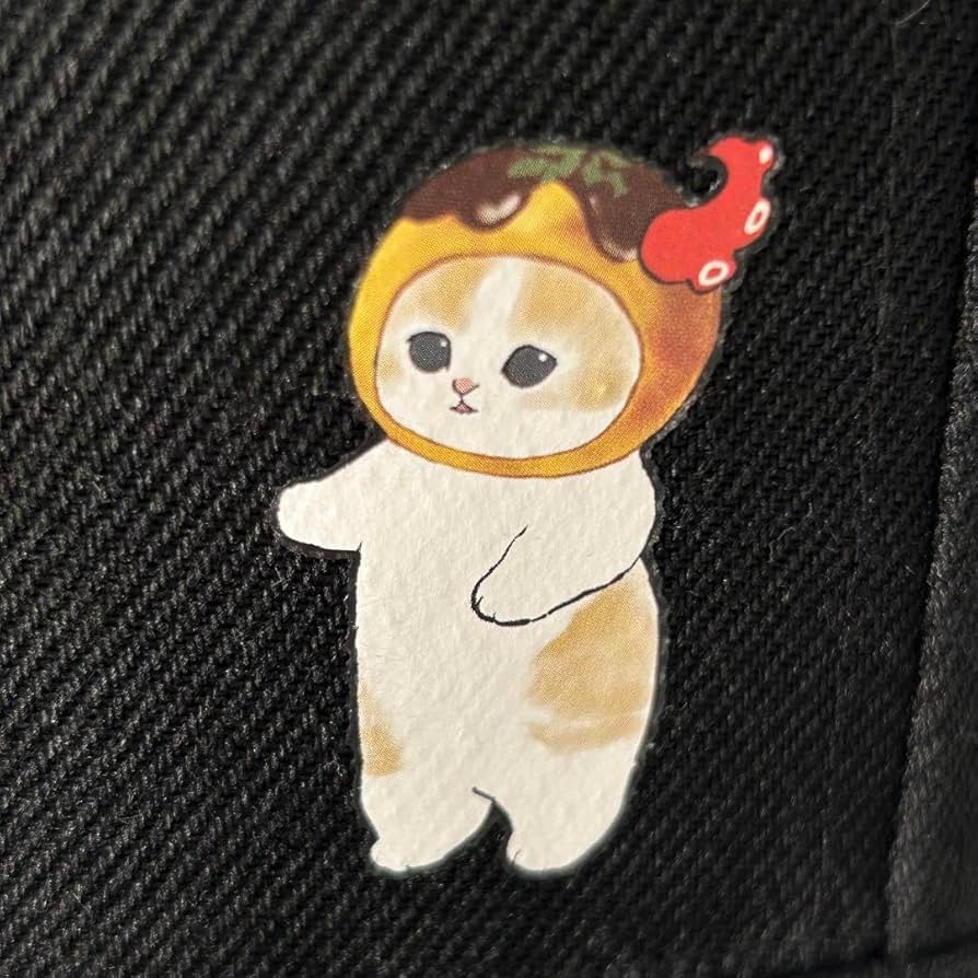 Amazon.co.jp: モフサンド タコ焼きにゃん 帽子 キャップ 黒