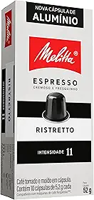 Capsula Melitta Ristretto - Intensidade 11 - Compativel Nespresso
