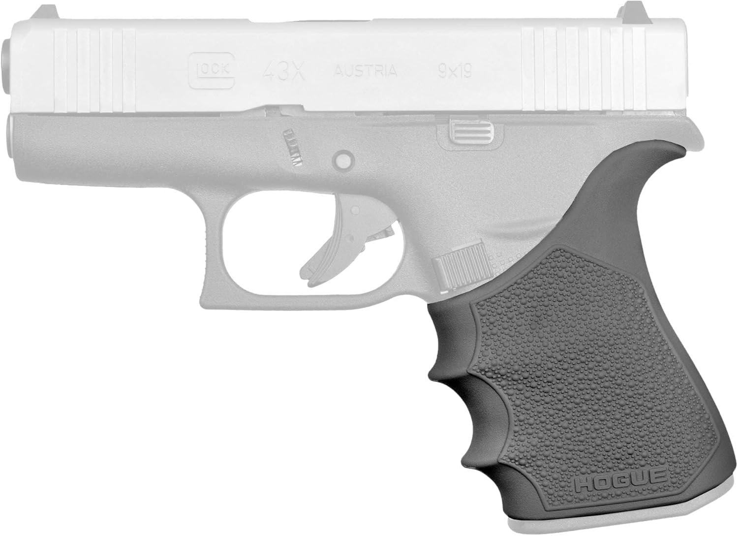 Hogue HandAll Beavertail Grip Sleeve Black Glock 43X/48 : Sports & Outdoors