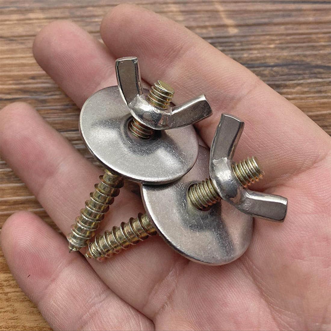 Posatoi per Uccelli, 10 Set di Viti per Rami per Posatoi in Legno di Uccelli, Set autoassemblante per Il Fissaggio della Gabbia, posatoi e Nido, per pappagalli e Simili, Uccelli Pappagallo
