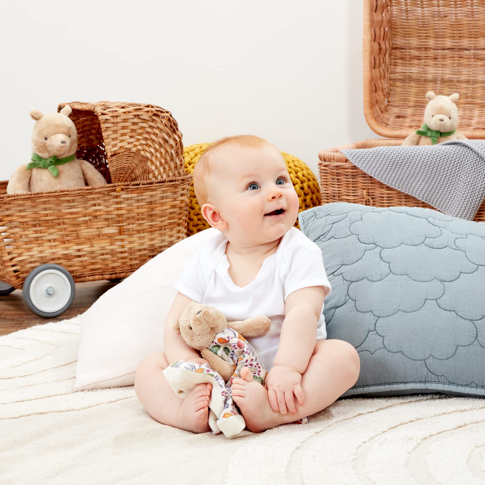 Rainbow Designs Coperta ufficiale Winnie the Pooh – Always And Forever Comfort coperta morbida per neonati e bambini, 29 cm