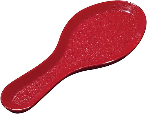 Miniatura 10 de UP ware - Soporte para cuchara de melamina de 9.625 pulgadas, soporte para utensilios de cocina, mesa de comedor (lunares rojos)