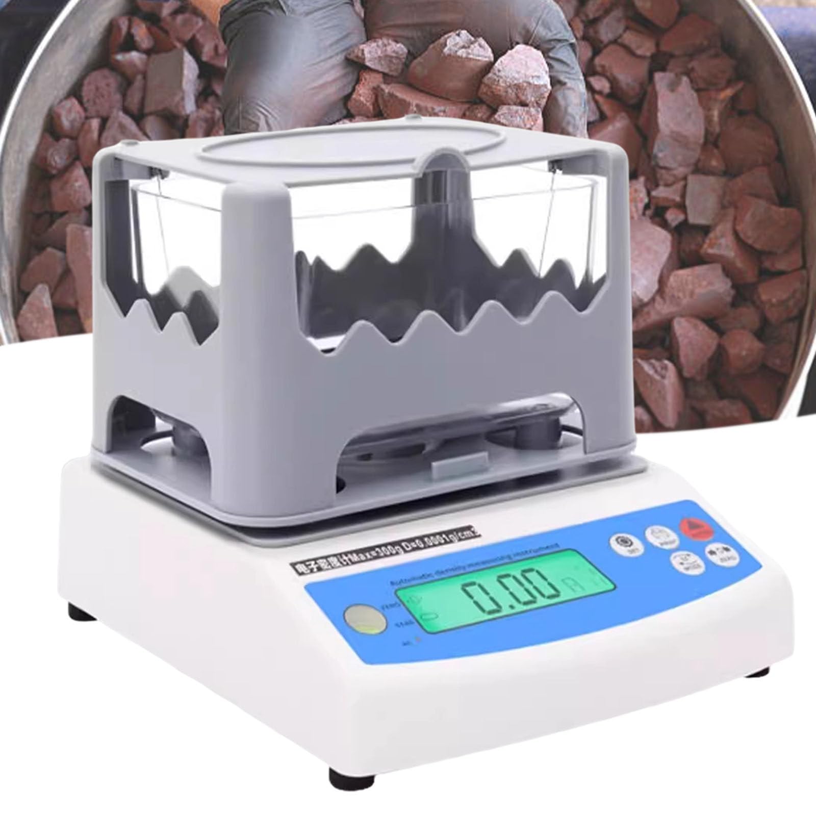 Testeur de pureté de l'or électronique 300A densimètre numérique 0,001 g/cm³