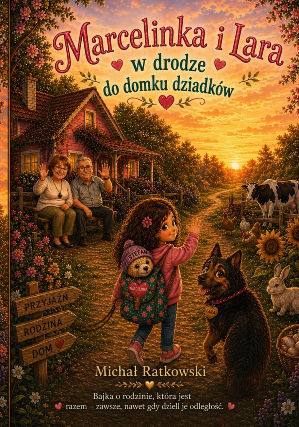 Marcelinka i Lara w Drodze Do Domu Dziadków