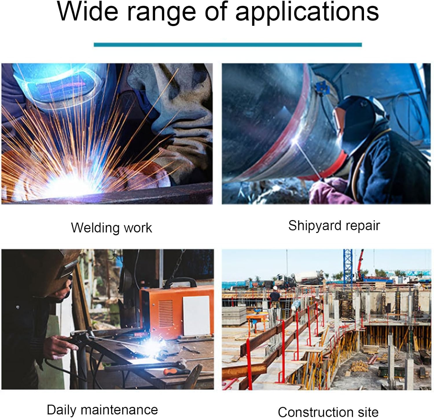 600A Welding Electrode Holder with 90°, 135°, 170° Angles, Ergonomic Copper Handle for 2.5-4.0mm Rods, Ni Plated, HM600A Model, Universal Cable Connection