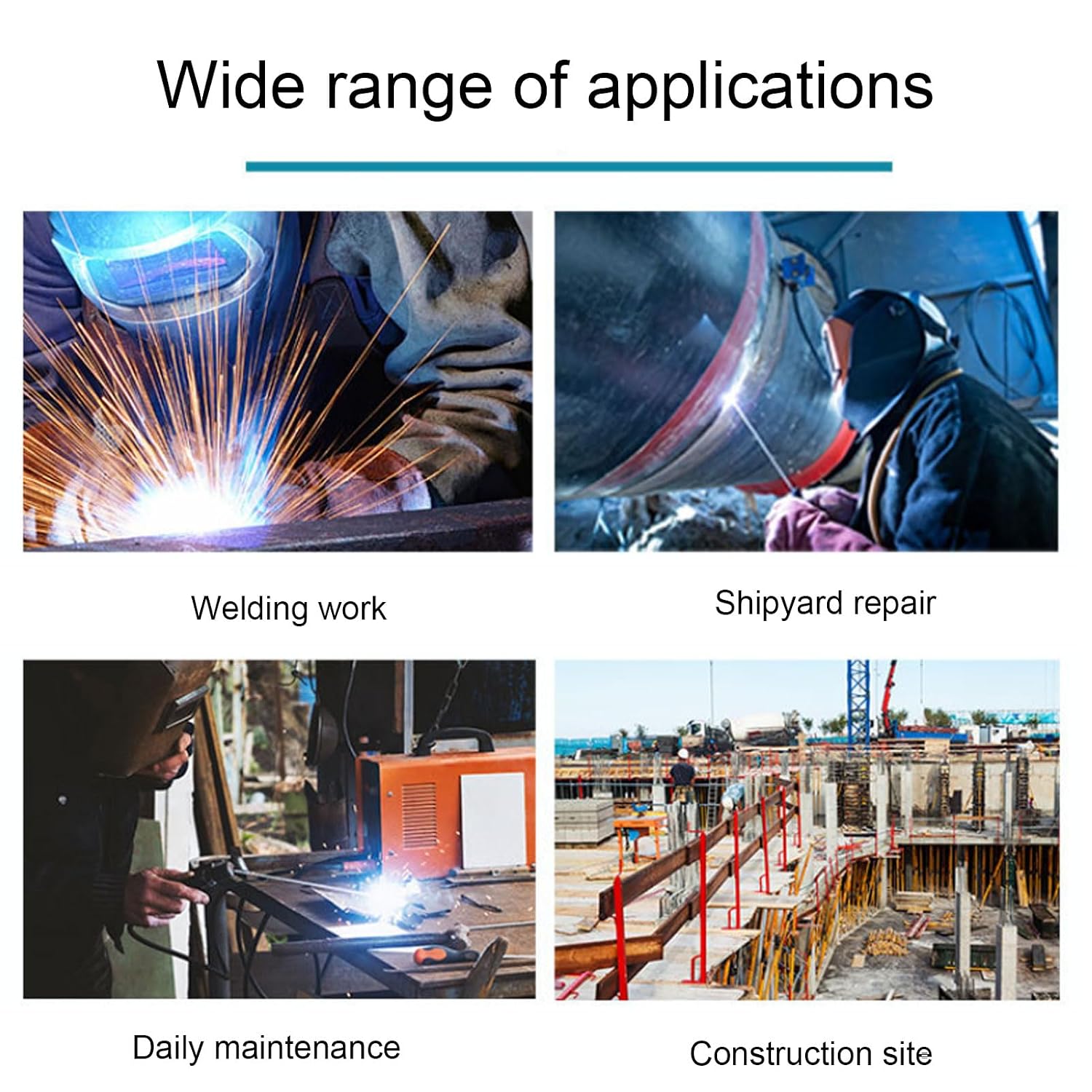 Welding Electrode Holder 600A with Ergonomic Grip 3 Adjustable Angles for Welding Rod Support