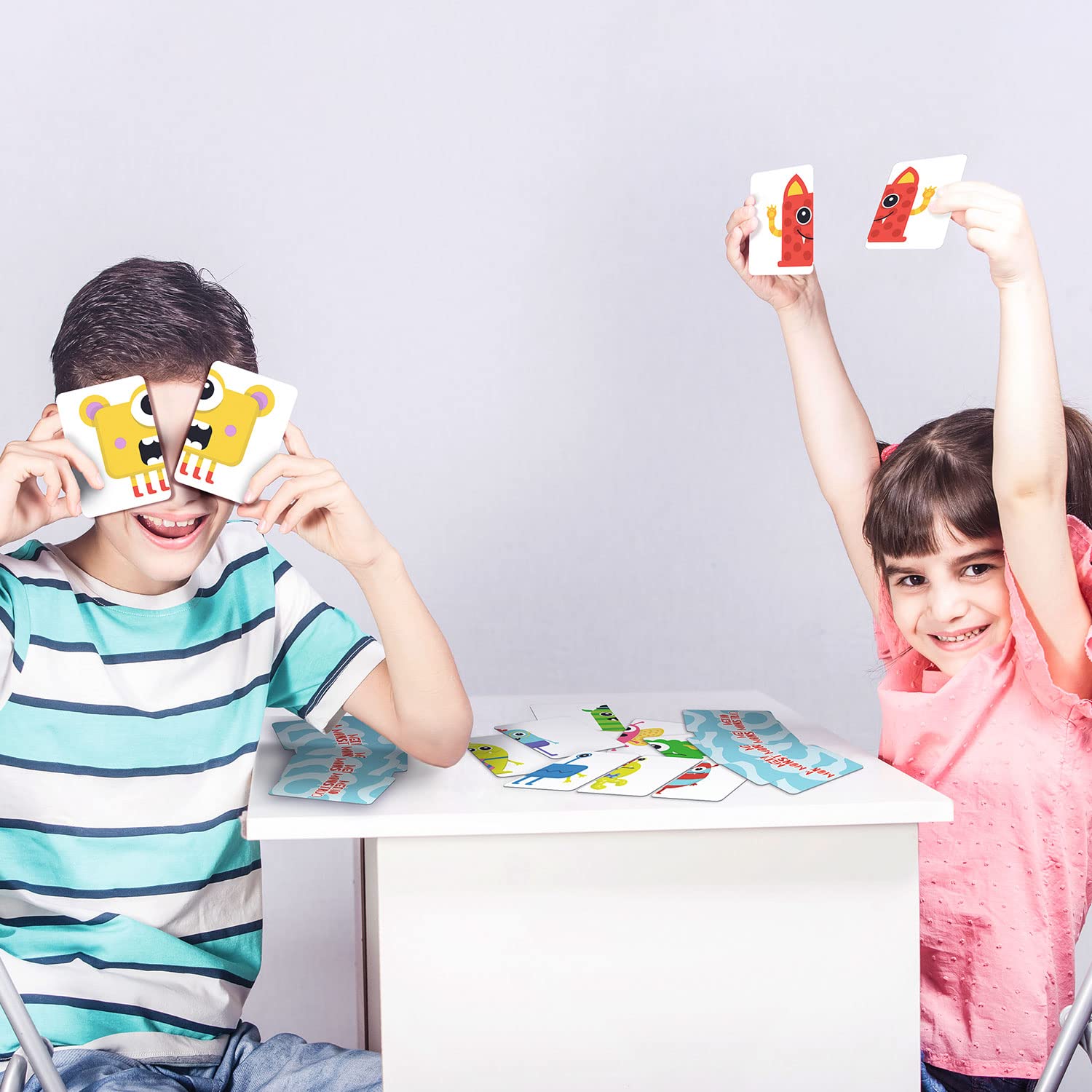 Ludilo - Medio Monstruo | Juegos De Mesa Niños 4 Años O Más | Juegos Educativos Niños 4 Años De Partidas De 10 Minutos | Juego De Mesa De 2 A 4 Jugadores