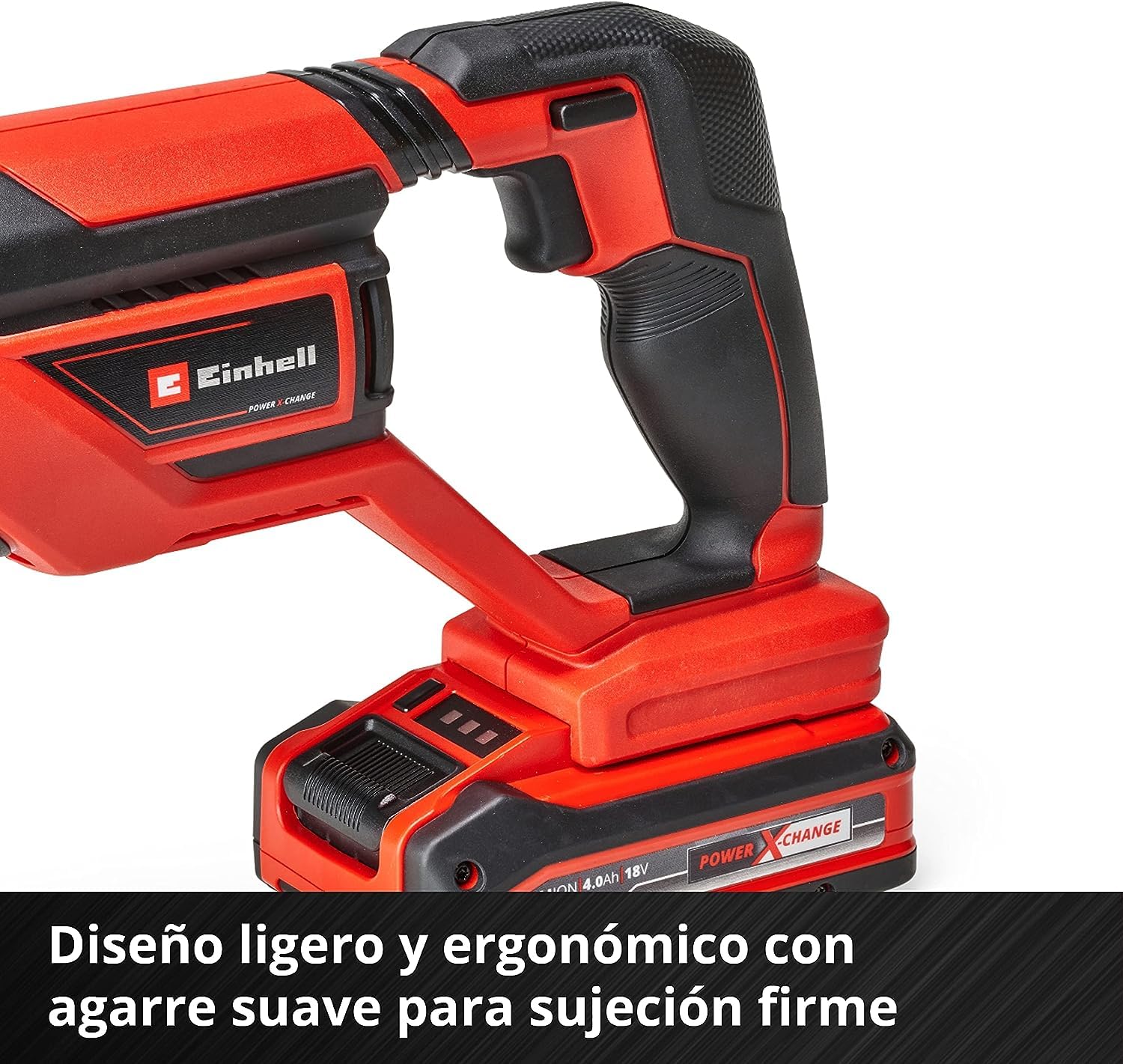 Einhell Sierra universal con batería TE-AP 18/26 Li-Solo Power X-Change (18V, 26 mm altura de carrera, 18 cm profundidad de corte en madera, incl. hoja de sierra, alcance sin batería ni cargador)