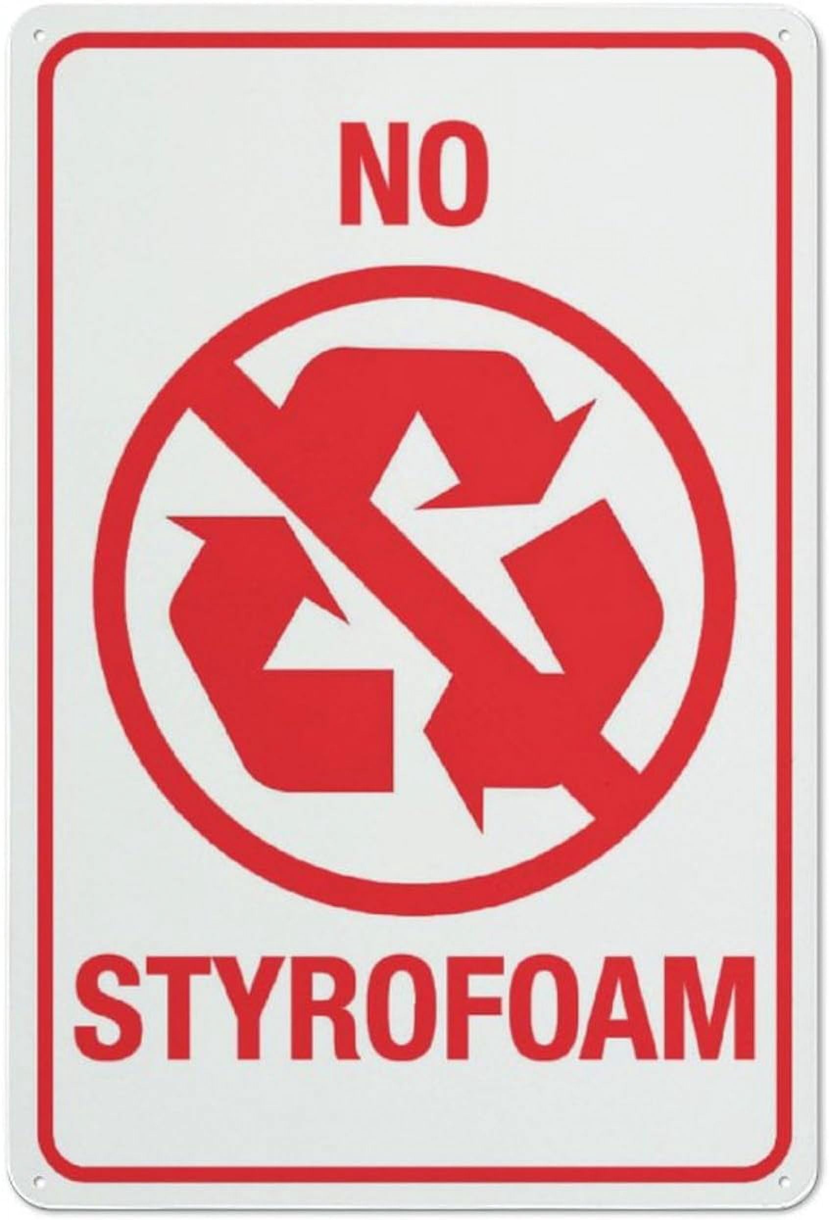 (2-Pack) Metal Tin Sign No Styrofoam Sign Warning Sign Home Kitchen Farm Garden Garage Wall Decor 12X8 Inch