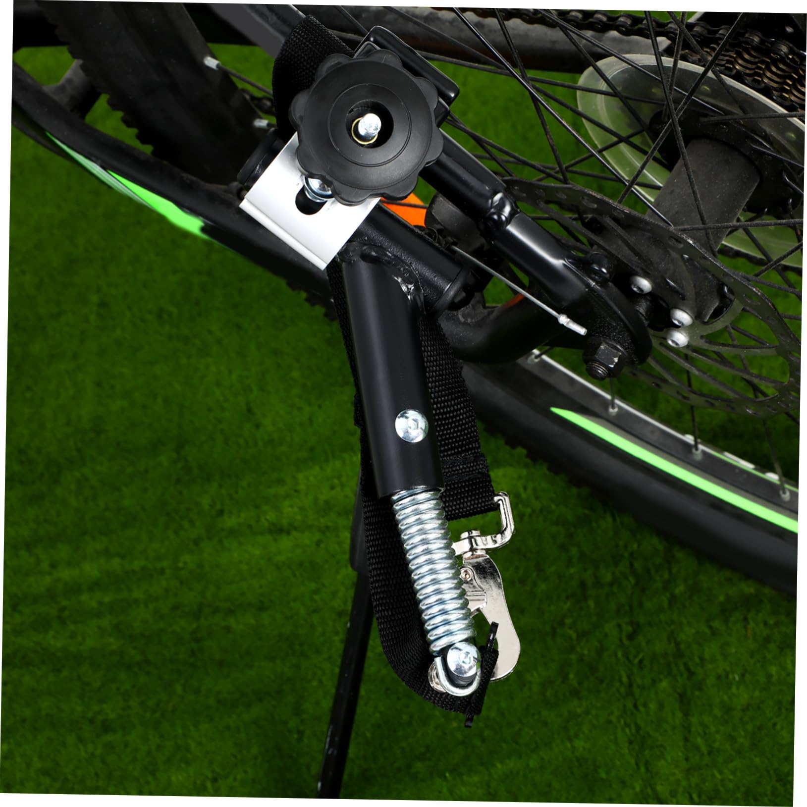 SUPVOX Bike Trailer Hitch in Steel With Nylon Strap, Universal Connector For Bicycle And E-Bike Towing