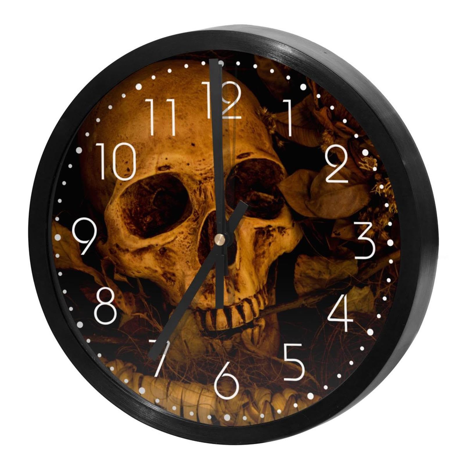 Horloge murale silencieuse à quartz sans tic-tac pour maison et école