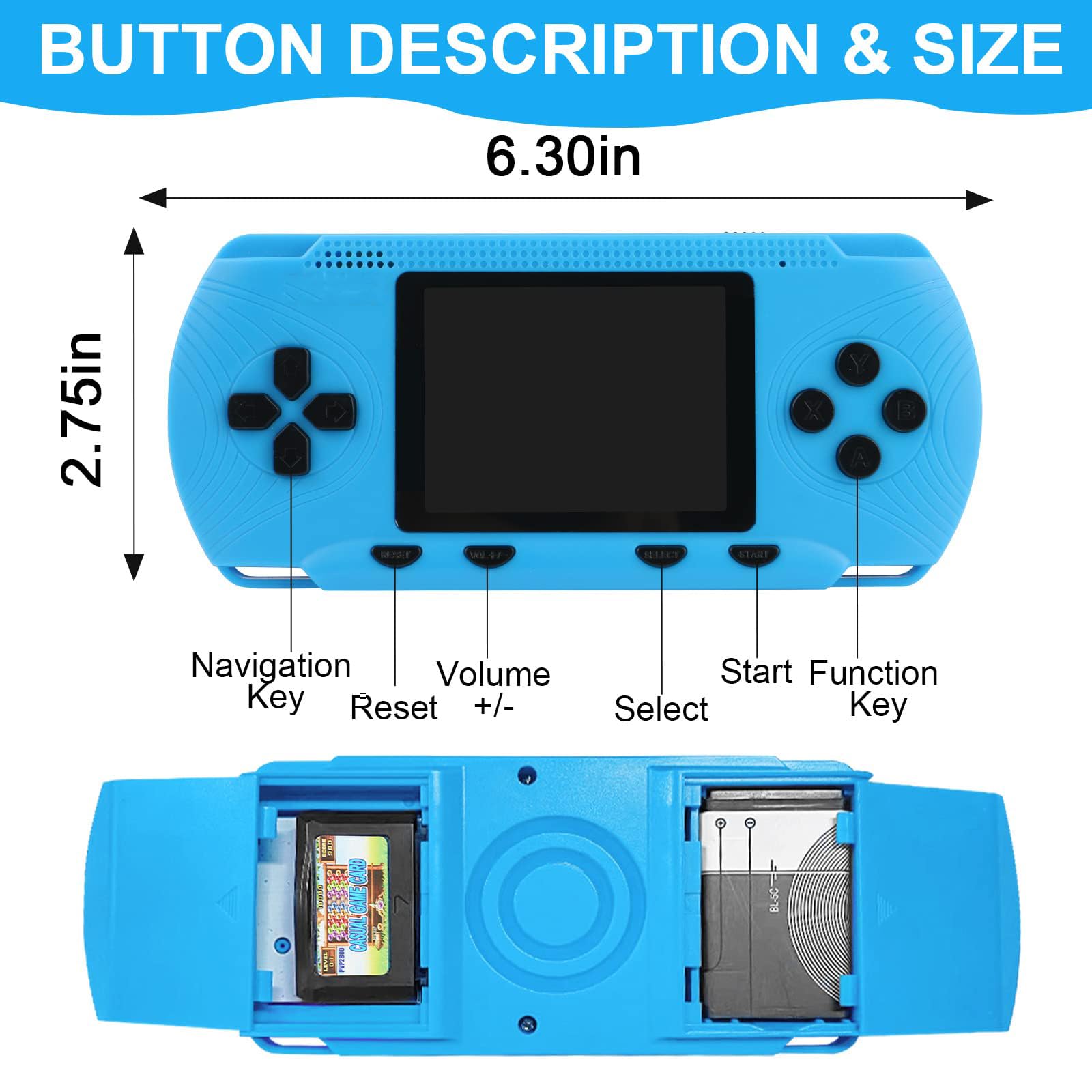 Consola De Juegos Portátil De Entrenamiento Mental Con 80 Tarjetas Y 6 Niveles De Dificultad, Estimula Percepción Visual Y Auditiva, Para Niños Y Adultos, Viajes Y Regalos