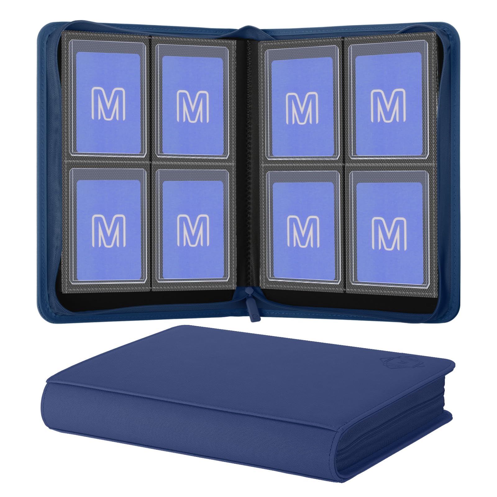 Amazon.com: Toploader Binder,4-Pocket Side Load Trading Card Album, Holds  128 Cards with Double-Sided Pockets for MTG, Sports Cards, Top Loader  Storage : Toys & Games