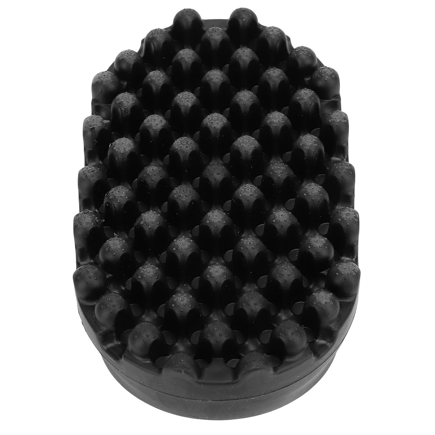 Afro Hair Brush, Washable Hair Sponge Brush Comb Rubber Styling Tool for Home and Salon Use