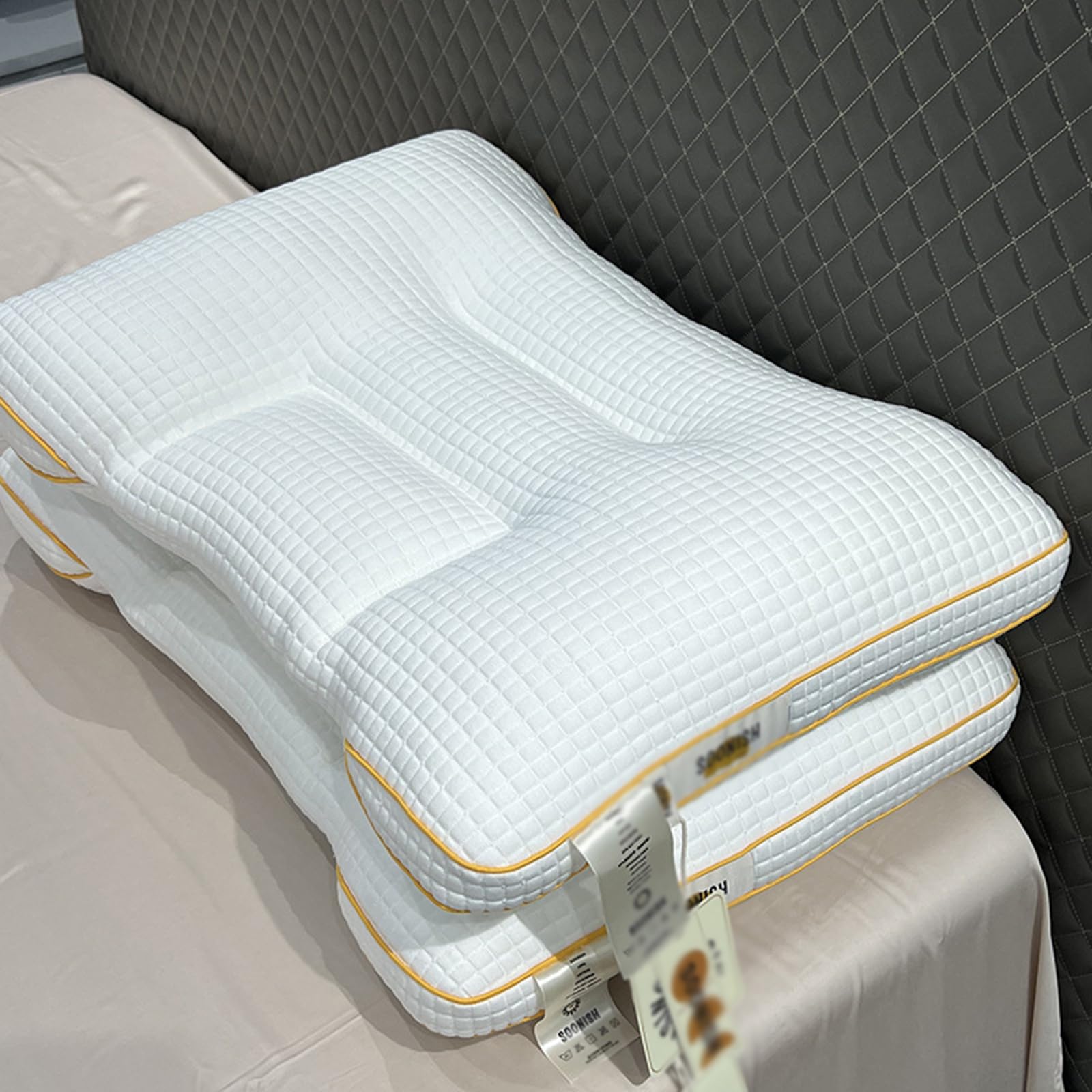 Ergonomiczne poduszki pod szyję do głębokiego snu, poduszka do spania w rozmiarze queen size o wymiarach 29 x 19 cali, poduszka pod szyję dla osób śpiących na boku i plecach,1pcs