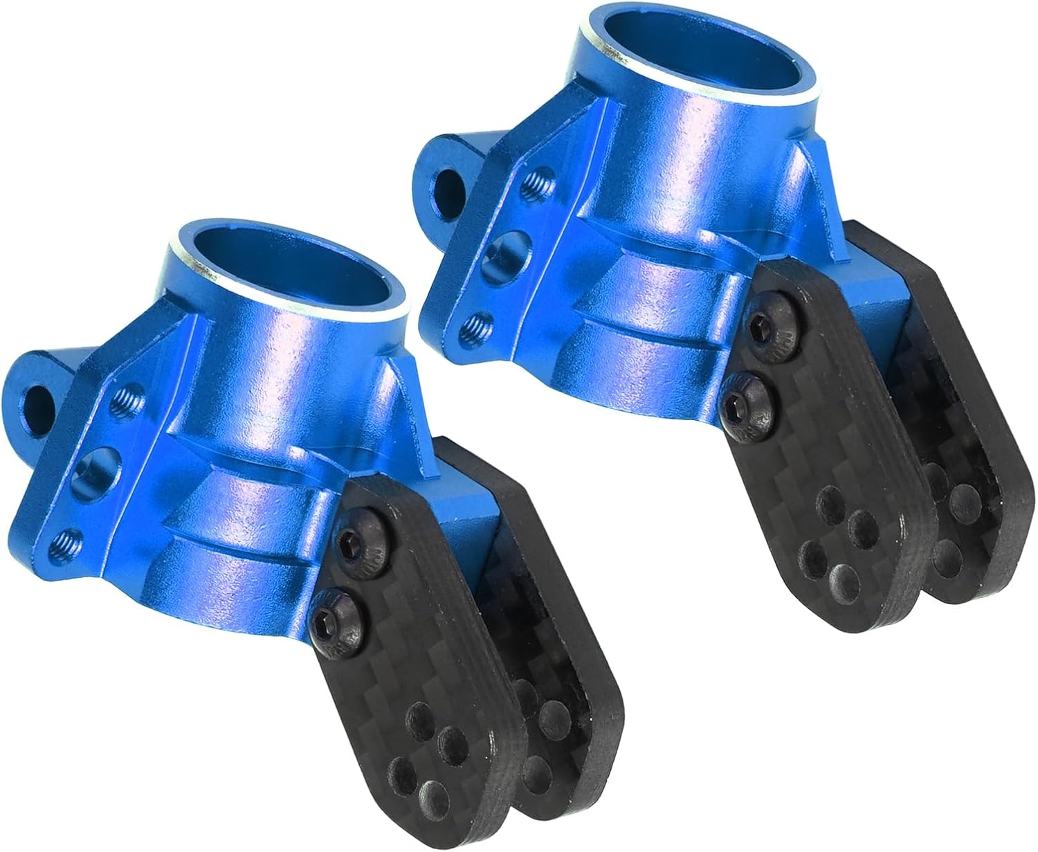 Aluminum Rear Knuckles Set Hubs Carriers for ARRMA 6S 1/8 Kraton/Notorious/Outcast 1/7 4WD BLX RC Car,Hub Steering W/Bearings,Hub Rear Stub Axle Caster Blocks C-Hub Upgrade Parts #AR330404