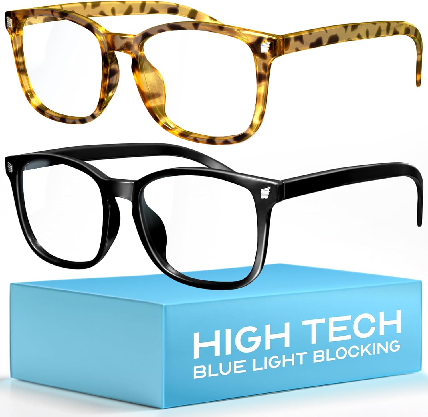 livho High Tech Blue Light Glasses - Advanced Blue Light Blocking Computer Glasses - Screen Fatigue & UV Protection