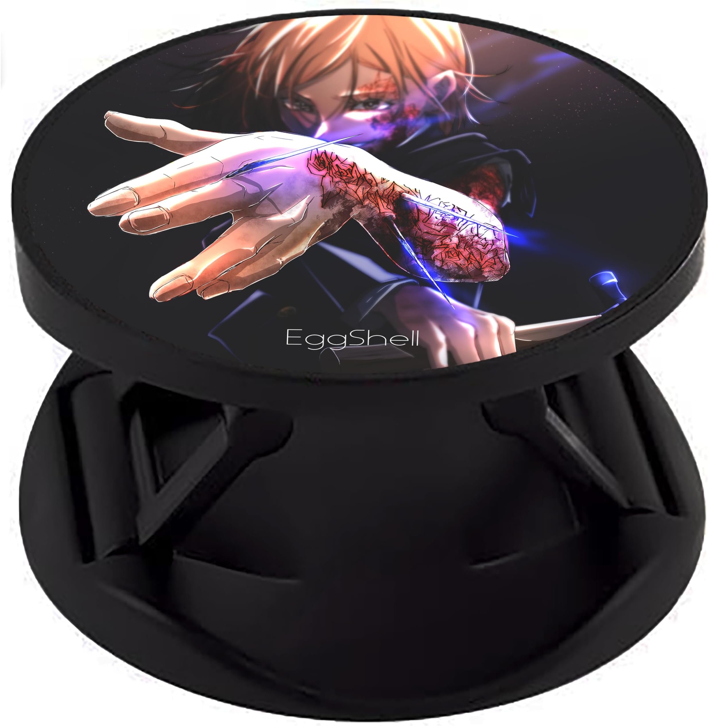 Eggshell® Premium Super Matte Phone Grip & Stand | Expandable Mobile Back Holder for Smartphones & Tablets | (Nobara Kugisake Straw Doll)