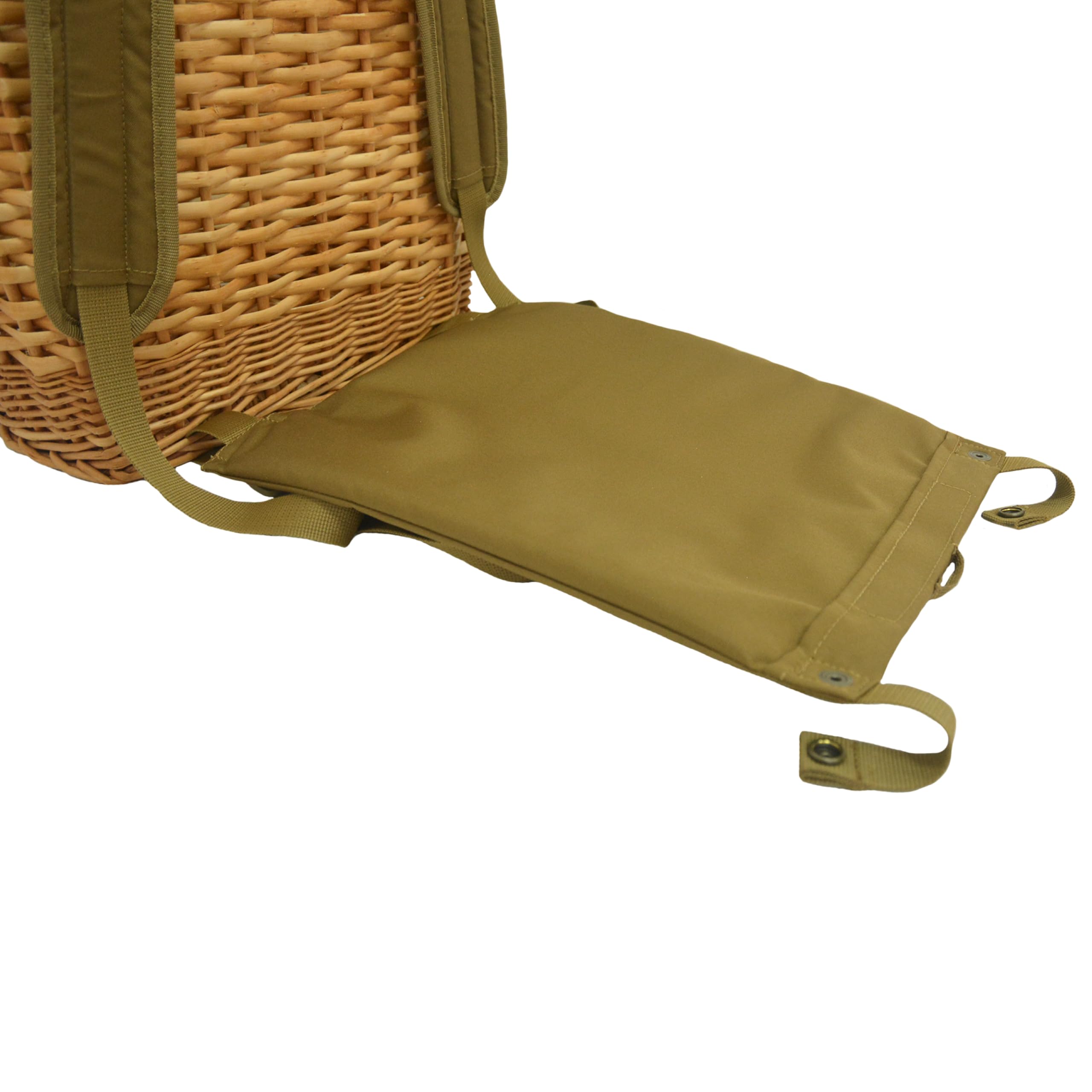 Acropolis PHG-5 Pilzbeutel – Weidenkorb für Erwachsene und Kinder – Haversack Bushcraft Taschen – Gärtner Erntekorb – Futterbeutel zum Wandern, Morcheln, Camping, Jagd, Größe XL