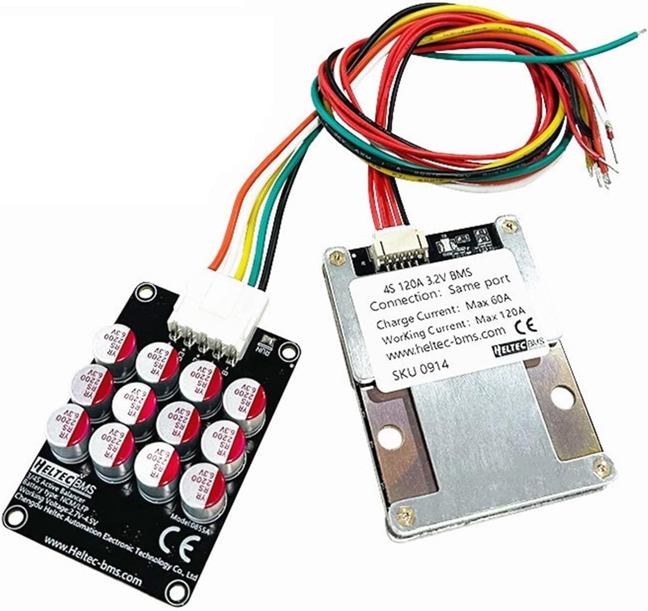 BMS 3S4S Balance 100A 120A 160A 200A 300A 380 12.6V/16.8V 18650 Battery Protection Board Lipo/LiFePo4 TFT Volt collection Dispay(3S 160A 3.7V Same)