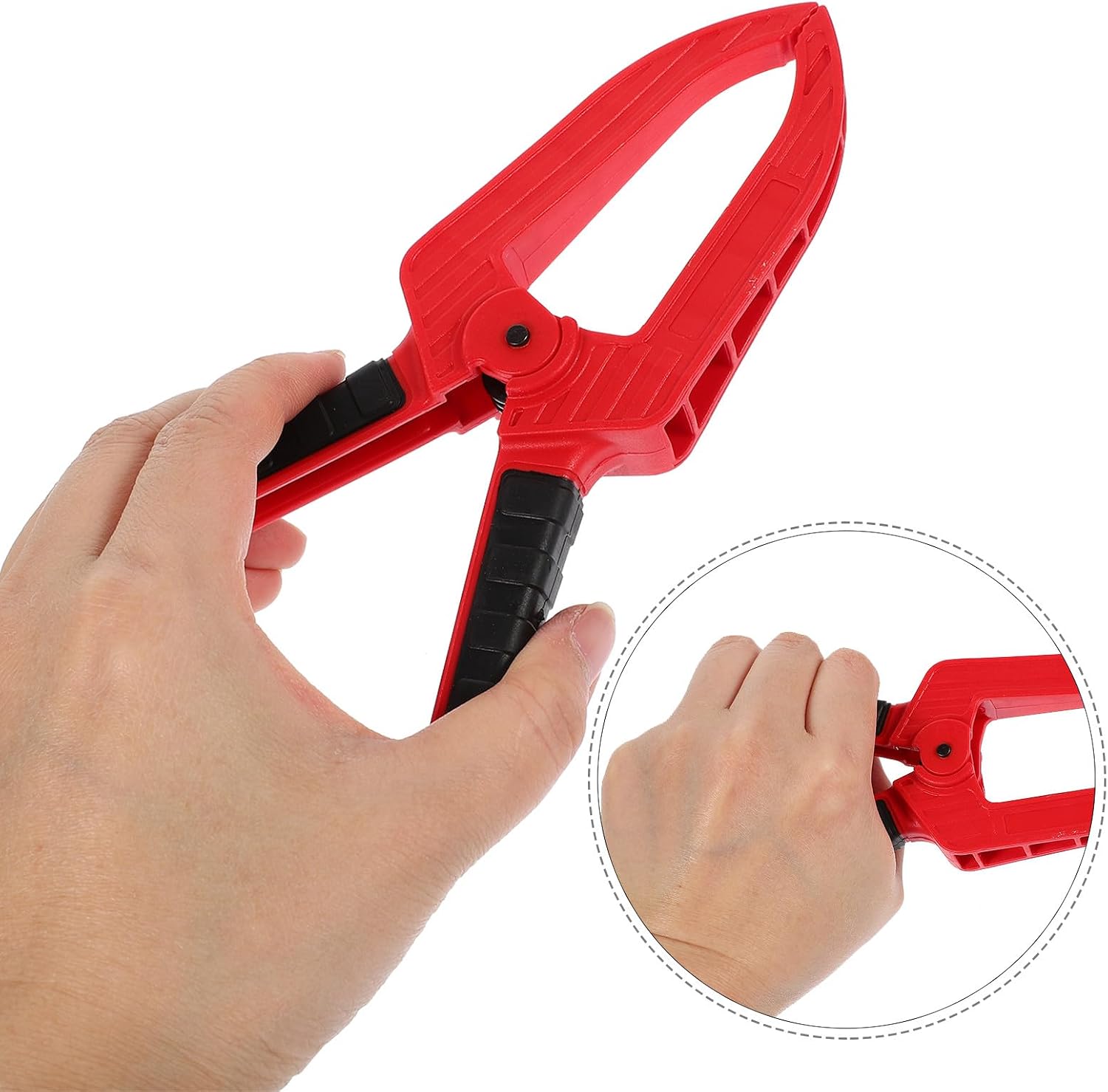 Heavy Duty Spring Clamps Large Plastic Carpentry Clips with 6-inch and 50mm Jaw Opening for Woodworking, Crafting, and Photography Backdrop Holding