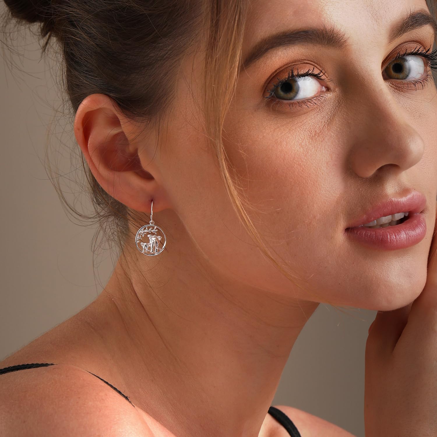 LeCalla 925 Sterling Silver Drop Earring | Lightweight Classic Linear Tear Drop Dangle Earrings | Silver Dangly Earrings Hypoallergenic Jewelry