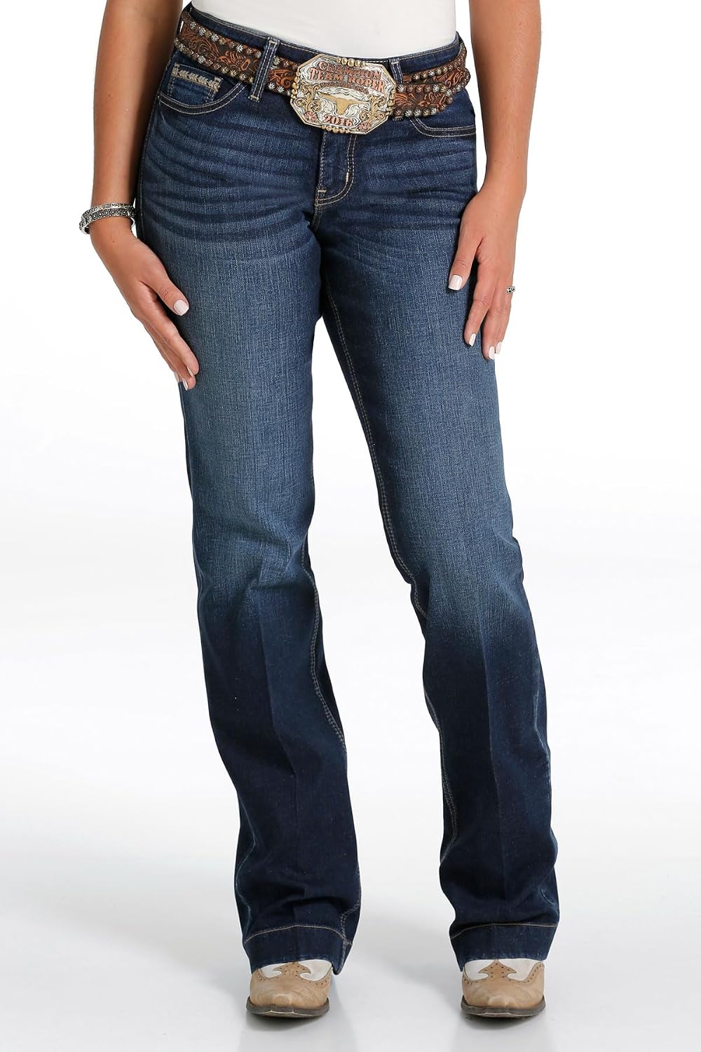 Western Jeans Women Hayley Trouser Dark Wash CB72054001
