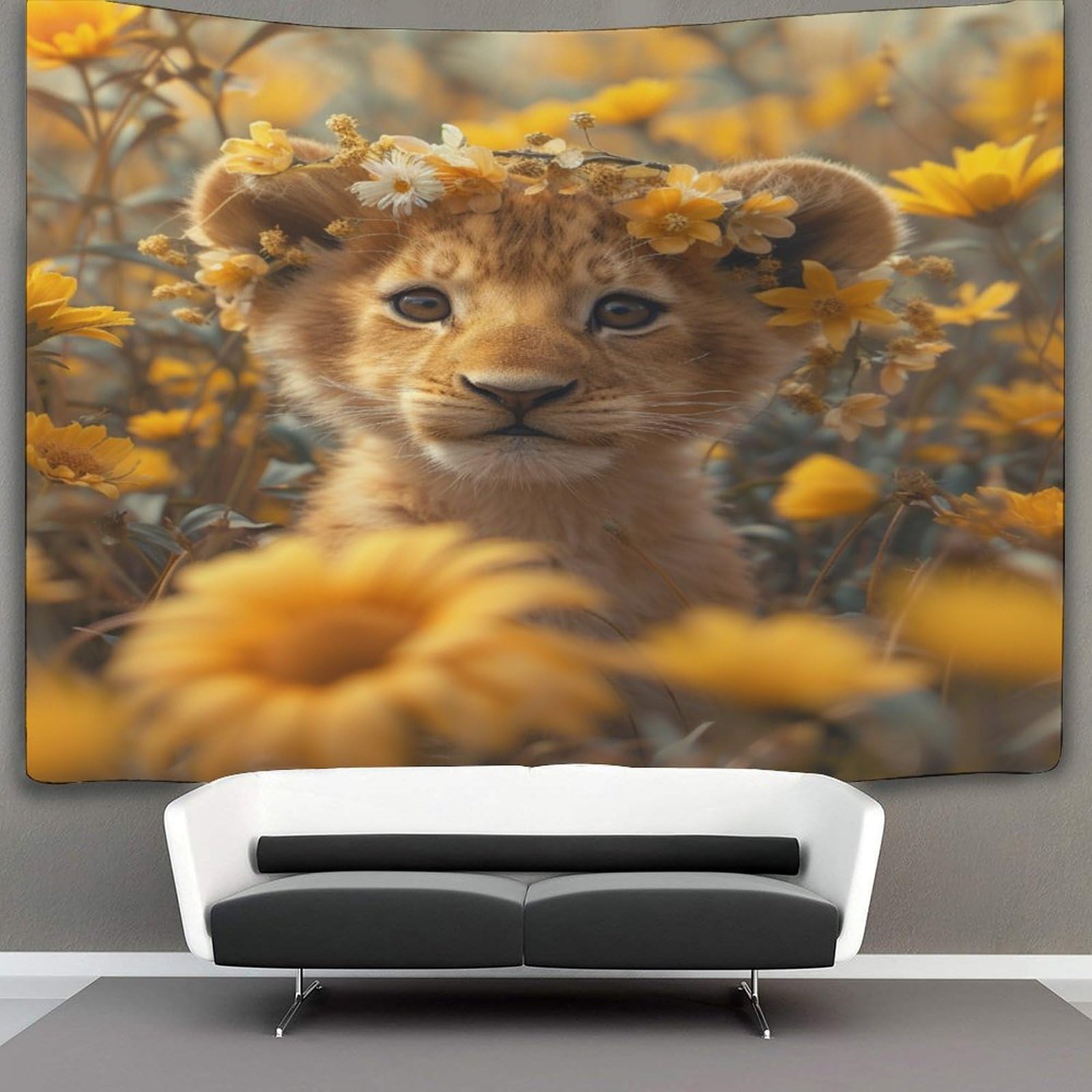 kaiyun Animal Tapestry Cheetah Wall Hanging Tapestries for Bedroom Living Room Apartment Dorm Decorations Wall Art Decor 70cmx100cm