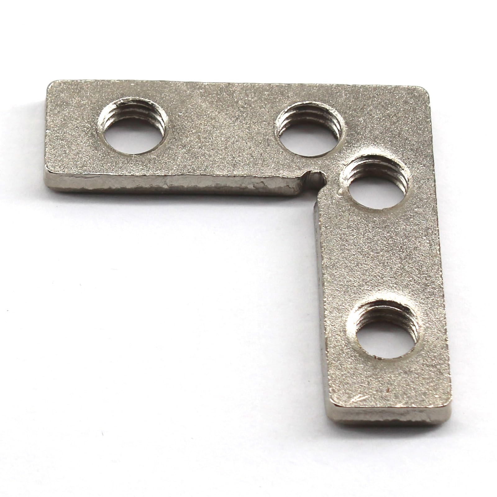 (10 Pieces) 4040 Series Aluminum Profile Connector Bracket Set 90 Degrees Carbon Steel L Shape Connector Come with Screws and Wrench - Image 3