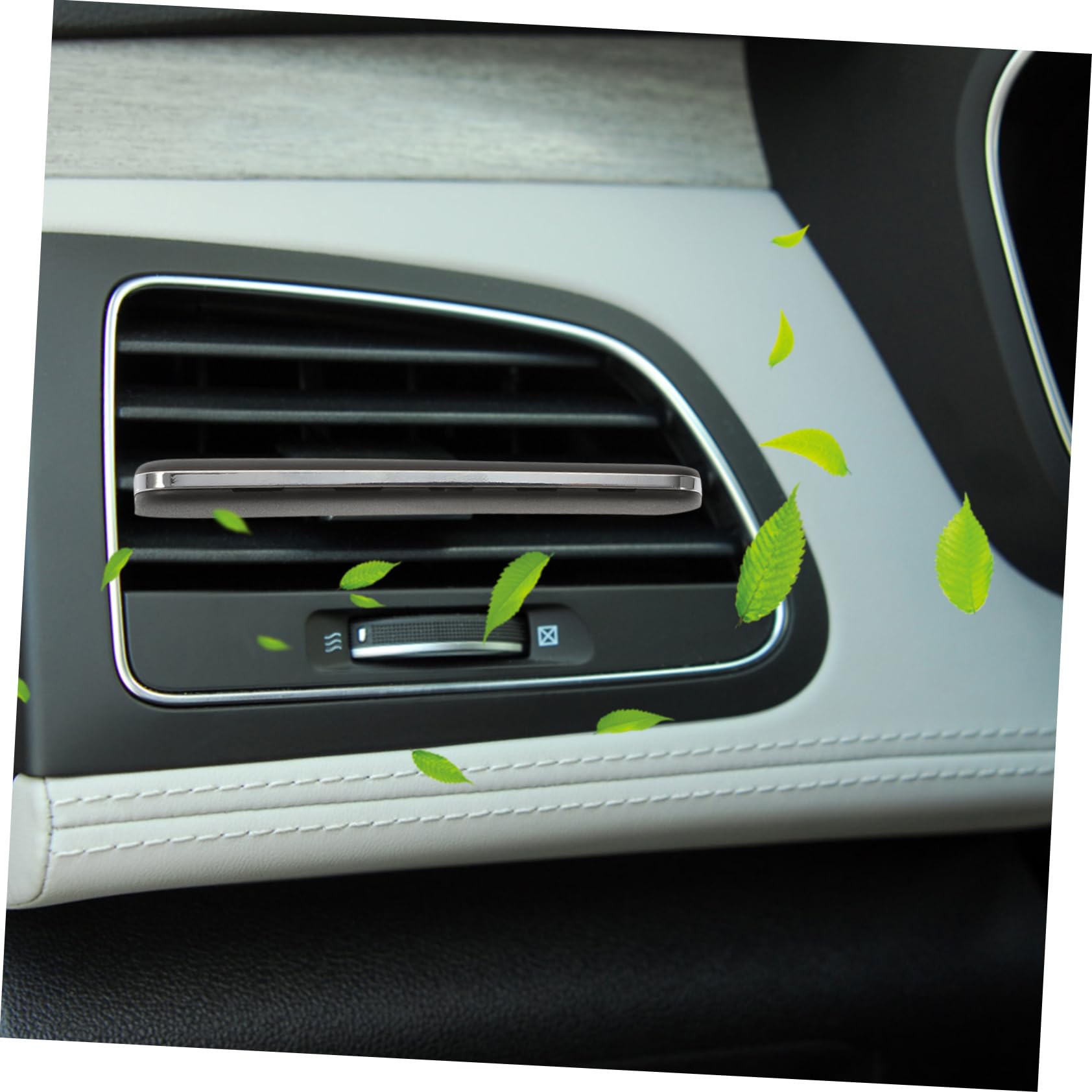 Anneome Diffusore di Profumo per Auto in Ceramica Clip Magnetica, Design Unico in Lega di Alluminio, Facile da Installare, Adatto a Bocchette D'aria Orizzontali e Verticali per Interni