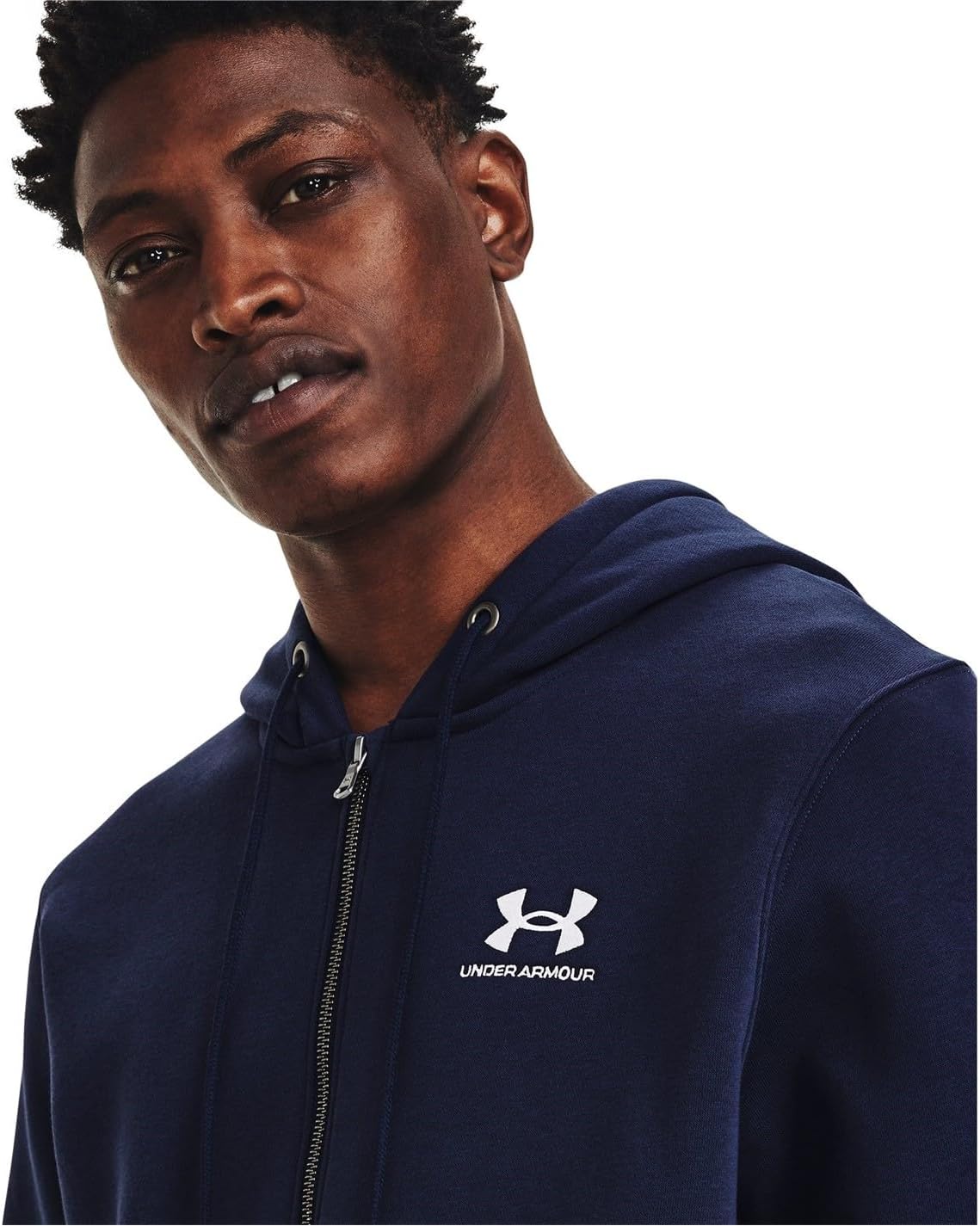 Under Armour - Mens Essential Fleece Full-Zip Hoodie - Image 5