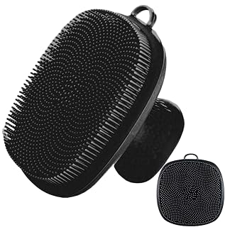 Silicone Face Scrubber - Silicone Face Brush | Good Face Brushes for Waterproof Cleansing for Deep Cleansing, Exfoliation | för vattentät rengöring för djuprengöring, peeling
