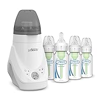Vista 29 de Dr. Brown’s Deluxe Baby Bottle Warmer and Sterilizer For Bottles and Baby Food Jars with Anti-Colic Options+ Baby Bottles 4 oz Level 1 Slow Flow