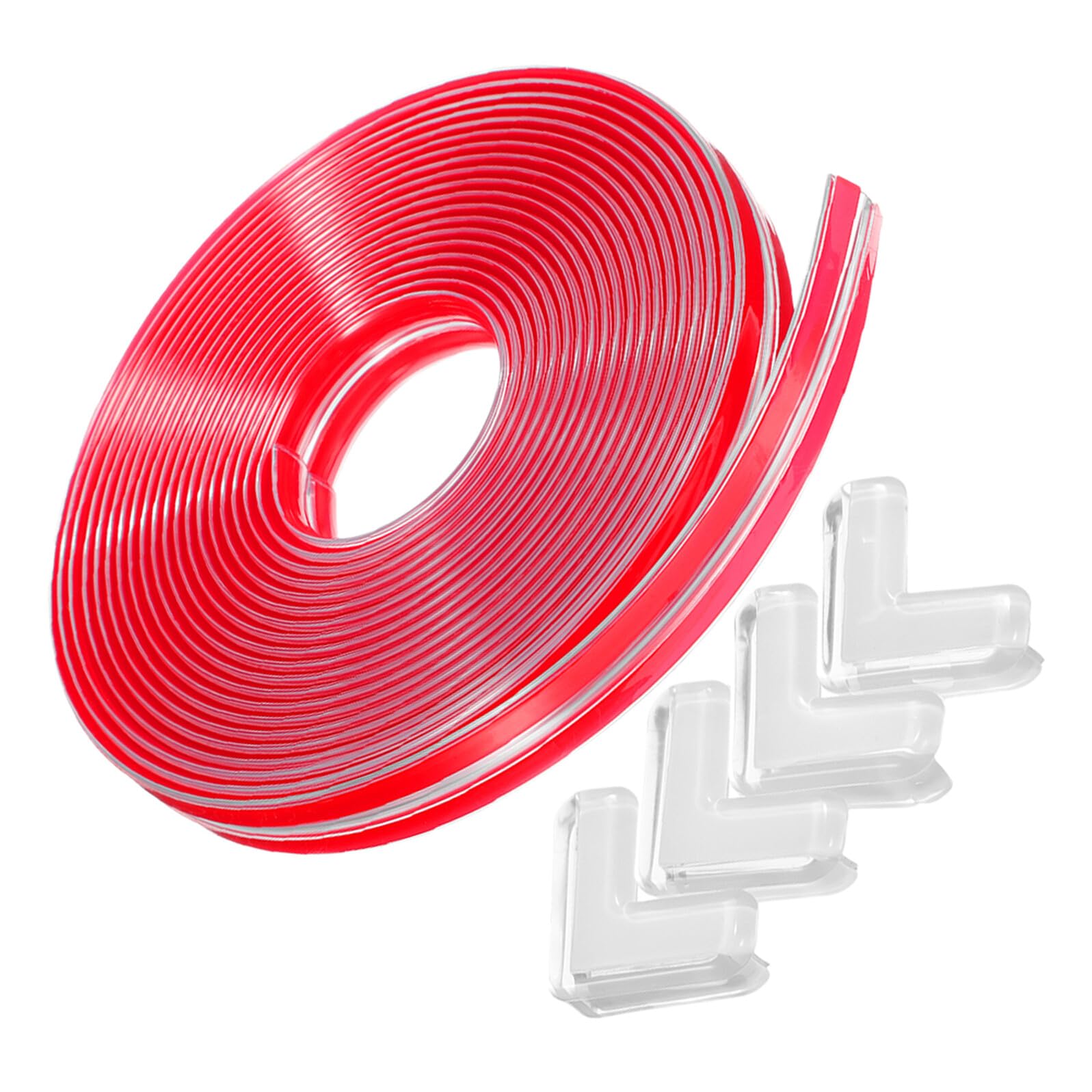 Levemolo Protector Esquinas Niña Transparente Esquineras Seguras para Muebles y Bordes Absorción Impactos Fácil Instalación Compatible con Madera Vidrio y Metal Protección