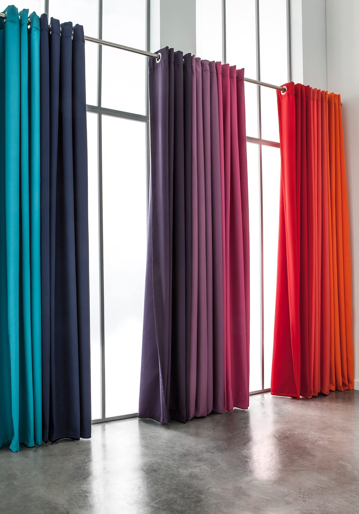 Tenda Termica Isolante TODAY 257165 - 140x240 Cm, In Poliestere, Colore Mer Du Sud/Bleu, Pronta Da Stendere