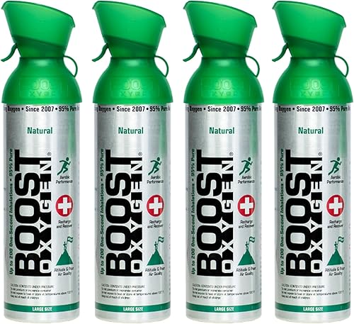 Boost Oxygen  Apoyo respiratorio natural, ideal para la salud, el bienestar, el rendimiento, la recuperación y la altitud  Bote grande de 338 onzas